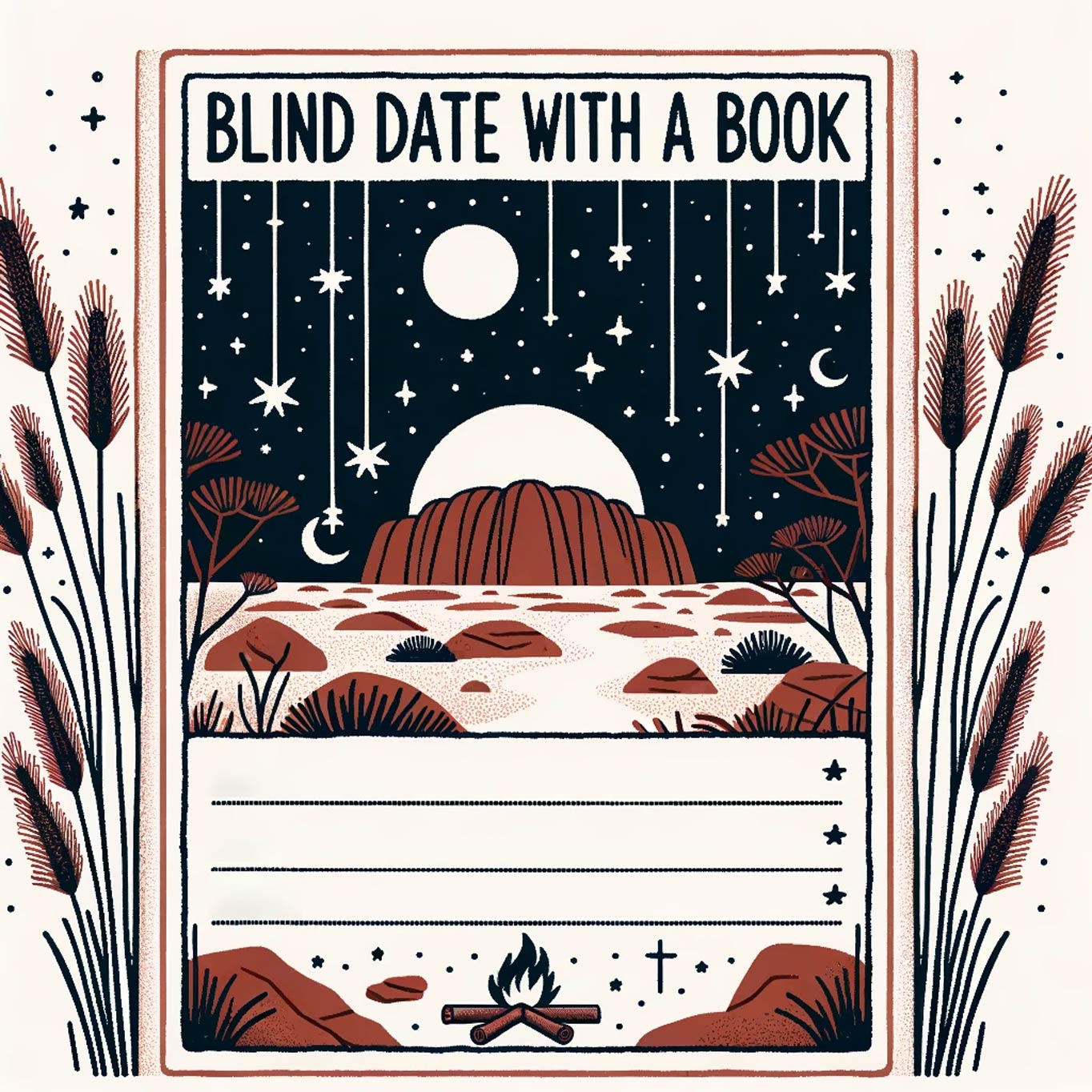 Blind Date With A Book Free Template - Australia