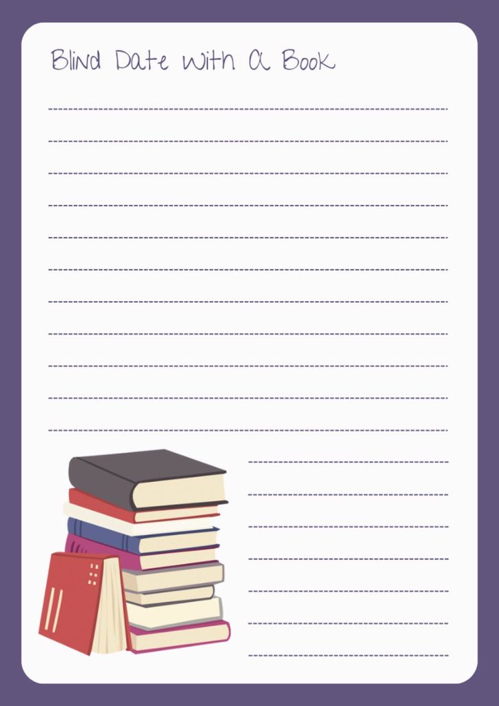 FREE Blind Date With A Book Templates