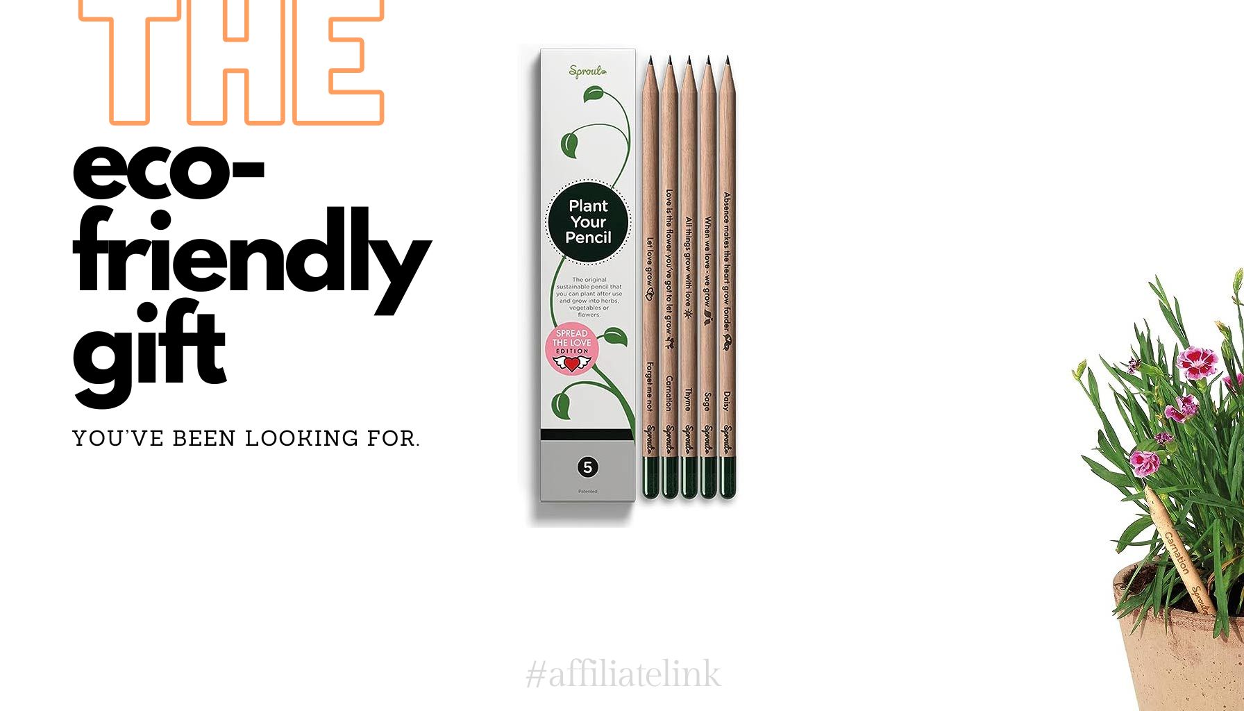 The eco-friendly gift you've been looking for: plant your pencil